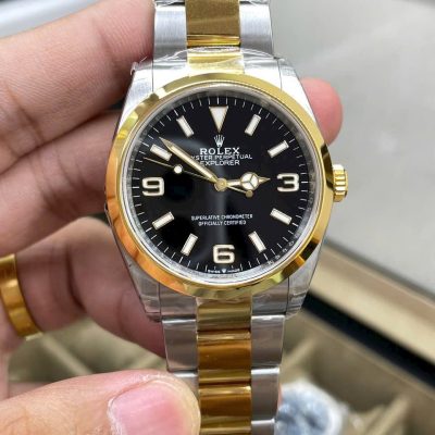 Rolex Replica Watches Explorer 124273 Dial Black VS Factory 36mm